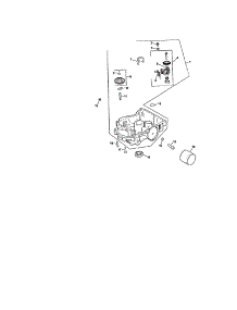 Oil Pan / Lubrication parts for Kohler Lawn & Garden Engine CV624S-65596 from AppliancePartsPros.com