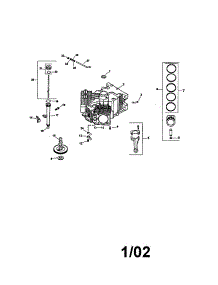 Crankcase parts for Kohler Lawn & Garden Engine CV674-75544 from AppliancePartsPros.com