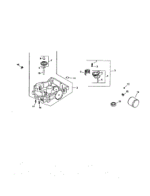 Oil Pan Lubrication parts for Craftsman Lawn & Garden Engine CV675-77549 from AppliancePartsPros.com