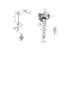 Crankcase parts for Kohler Lawn & Garden Engine CV730-0018 from AppliancePartsPros.com