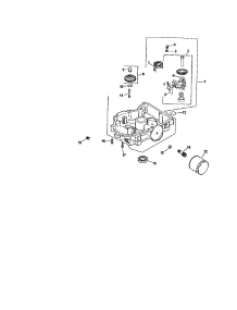 Oil Pan / Lubrication parts for Kohler Lawn & Garden Engine CV730-0018 from AppliancePartsPros.com
