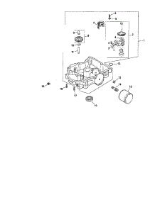 Oil Pan  /  Lubrication parts for Kohler Lawn & Garden Engine CV730-0029 from AppliancePartsPros.com