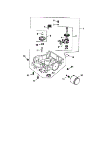 Oil, Pan / Lubrication parts for Kohler Lawn & Garden Engine CV730-0041 from AppliancePartsPros.com