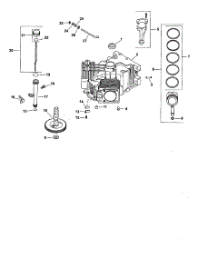 Crankcase parts for Kohler Lawn & Garden Engine CV730-0041 from AppliancePartsPros.com