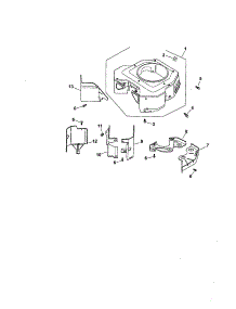 Blower Housing And Baffles parts for Kohler Lawn & Garden Engine CV730-0043 from AppliancePartsPros.com