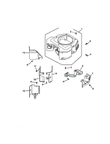 Blower Housing / Baffles parts for Kohler Lawn & Garden Engine CV730-0044 from AppliancePartsPros.com