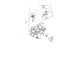 Oil Pan / Lubrication parts for Kohler Lawn & Garden Engine CV740-0018 from AppliancePartsPros.com