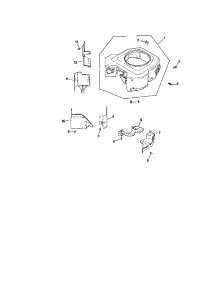 Blower Houisng / Baffles parts for Kohler Lawn & Garden Engine CV740-0024 from AppliancePartsPros.com