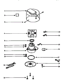 Motor Assembly parts for Eureka Central Vacuum CV825A from AppliancePartsPros.com