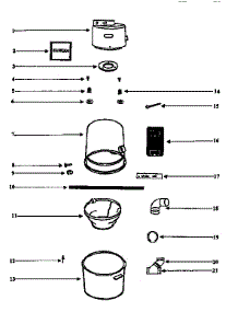 Unit Parts parts for Eureka Central Vacuum CV825B from AppliancePartsPros.com