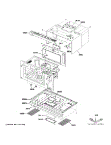 Oven Cavity Parts parts for Ge Microwave/Hood Combo CVM517P2M5S1 from AppliancePartsPros.com