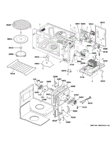 Interior Parts (1) parts for Ge Microwave/Hood Combo CVM517P2M6S1 from AppliancePartsPros.com
