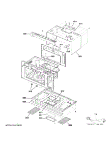 Oven Cavity Parts parts for Ge Microwave/Hood Combo CVM517P2R1S1 from AppliancePartsPros.com