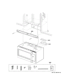 Installation Parts parts for Ge Microwave/Hood Combo CVM517P2R1S1 from AppliancePartsPros.com