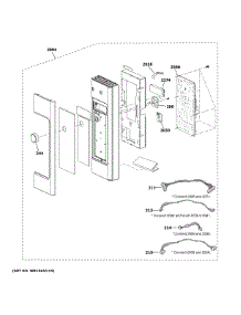 Control Parts parts for Ge Microwave/Hood Combo CVM517P3M5D1 from AppliancePartsPros.com
