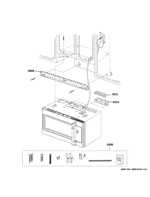 Installation Parts parts for Ge Microwave/Hood Combo CVM517P3M6D1 from AppliancePartsPros.com