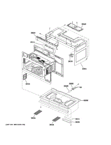 Oven Cavity Parts parts for Ge Microwave/Hood Combo CVM519P2P8S1 from AppliancePartsPros.com