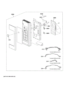 Control Parts parts for Ge Microwave/Hood Combo CVM521P2M5S1 from AppliancePartsPros.com