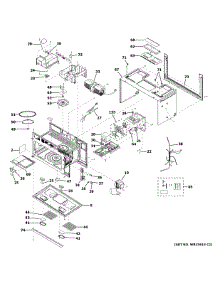 Oven Cavity Parts parts for Ge Microwave/Hood Combo CVM721M2N1S5 from AppliancePartsPros.com