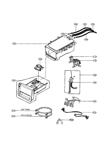 Dispenser parts for Lg Washer CW2079CWN from AppliancePartsPros.com