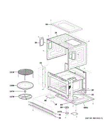 Oven Cavity Parts parts for Ge Built-In Microwave CWB713P2N2S1 from AppliancePartsPros.com