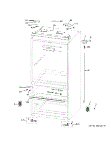 Case Parts parts for Ge Bottom-Mount Refrigerator CXE22DP4PEW2 from AppliancePartsPros.com
