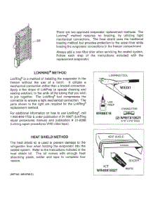 Evaporator Instructions parts for Ge Side-By-Side Refrigerator CZS22MP2NBS1 from AppliancePartsPros.com