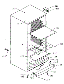 Shelf Assy parts for Danby Refrigerator D1002W from AppliancePartsPros.com