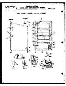(D13) (D20) parts for Amana Upright Freezer D13C from AppliancePartsPros.com
