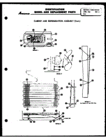 Cabinet And Refrigeration Assembly (D13) (D13l) (D23) parts for Amana Upright Freezer D18B from AppliancePartsPros.com