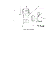 Fig. 2 Electrical Box parts for York Central Air Conditioner D1EB048A46 from AppliancePartsPros.com