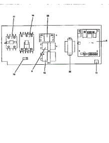 Fig. 2 - Electrical Box parts for York Heating Cooling Combined Unit D1NA048N06506 from AppliancePartsPros.com