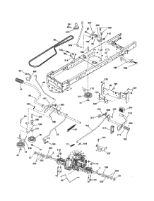 Drive parts for Dixon Front-Engine Lawn Tractor D22KH46 (96046001200) from AppliancePartsPros.com