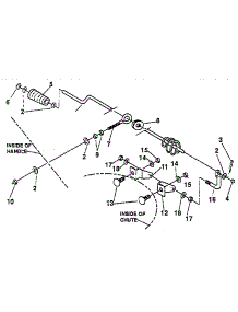 Chute Control Rod parts for Noma Gas Snowblower D2450-010 from AppliancePartsPros.com