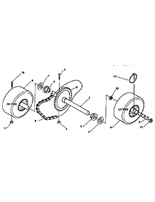 Wheel Assembly parts for Noma Gas Snowblower D2450-010 from AppliancePartsPros.com