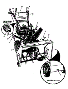 Decal parts for Noma Gas Snowblower D2450-010 from AppliancePartsPros.com