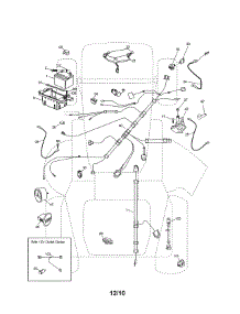 Electrical parts for Dixon Front-Engine Lawn Tractor D25KH48 (96046002000) from AppliancePartsPros.com