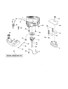 Engine parts for Dixon Front-Engine Lawn Tractor D26KH54 (96046001300) from AppliancePartsPros.com