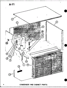 Condenser And Cabinet Parts (Erhq48-001A / P55201-95C) (Erhq48-003A / P55201-96C) (Erhq60-001A / P55201-97C) (Erhq60-003A / P55201-98C) parts for Amana Central Air Conditioner D55338-15 from AppliancePartsPros.com