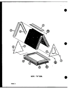 Scfc- "A" Coil (Scfc18aova / P6917102c) (Scfc24aova / P6917103c) (Scfc18aovb / P6917105c) (Scfc24aovb / P6917106c) (Scfc24aovd / P6917107c) parts for Amana Central Air Conditioner D6763616/P6763616C from AppliancePartsPros.com