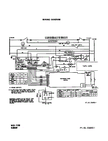 Wiring Diagram parts for Roper Electric Range D9757*0 from AppliancePartsPros.com