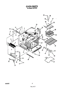 Oven parts for Roper Electric Range D9757*5 from AppliancePartsPros.com