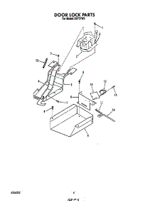 Door Lock parts for Roper Electric Range D9757*5 from AppliancePartsPros.com