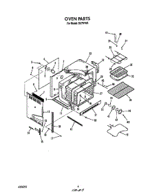 Oven parts for Roper Electric Range D9757*6 from AppliancePartsPros.com