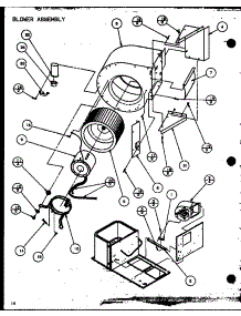 Blower Assembly (Spco24001a / P9999101c) (Spco30001a / P9999102c) (Spco36001a / P9999103c) (Spco36003a / P9999104c) parts for Amana Central Air Conditioner D9836806 from AppliancePartsPros.com