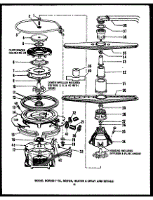 Motor (Dcr-225-1A-Ol) (Dcr-225-1L-Ol) (Dcr-225-1H-Ol) (Dcr-225-1C-Ol) (Dcr-225-1W-Ol) parts for Caloric Dishwasher DCR-211-1H-OL from AppliancePartsPros.com