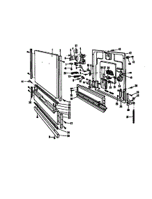 Door Details (Dcr-211-1A-Om) (Dcr-211-1C-Om) (Dcr-211-1H-Om) (Dcr-211-1L-Om) (Dcr-211-1W-Om) (Dcr-225-1A-Om) (Dcr-225-1C-Om) (Dcr-225-1H-Om) (Dcr-225-1L-Om) (Dcr-225-1W-Om) (Dcs-211-1A) (Dcs-211-1C) (Dcs-211-1H) (Dcs-211-1L) (Dcs-211-1W) (Dcs-215-1A) (Dcs parts for Caloric Dishwasher DCR-211-1L-OM from AppliancePartsPros.com