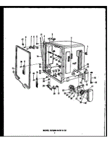 (Dur-208-19-Ok) (Dur-208-19-Ck) parts for Caloric Dishwasher DCR-211-1V-OK from AppliancePartsPros.com