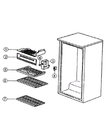 Refrigerator Parts parts for Danby Compact Refrigerator DCR32W from AppliancePartsPros.com