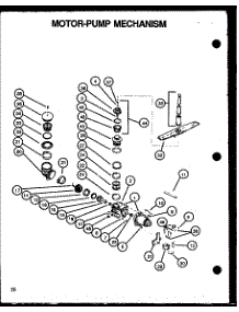 Motor-Pump Mechanism (Dcs450w / P1139734nw) parts for Caloric Dishwasher DCS450W/P1139734NW from AppliancePartsPros.com
